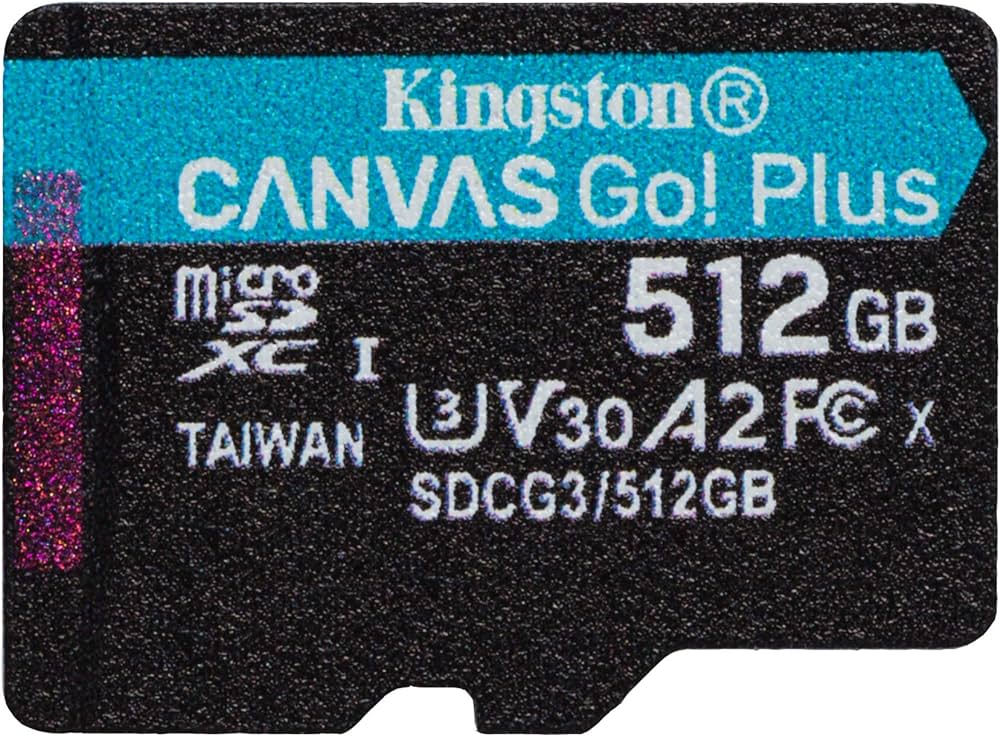 Kingston canvas go plus 512 GB microSD