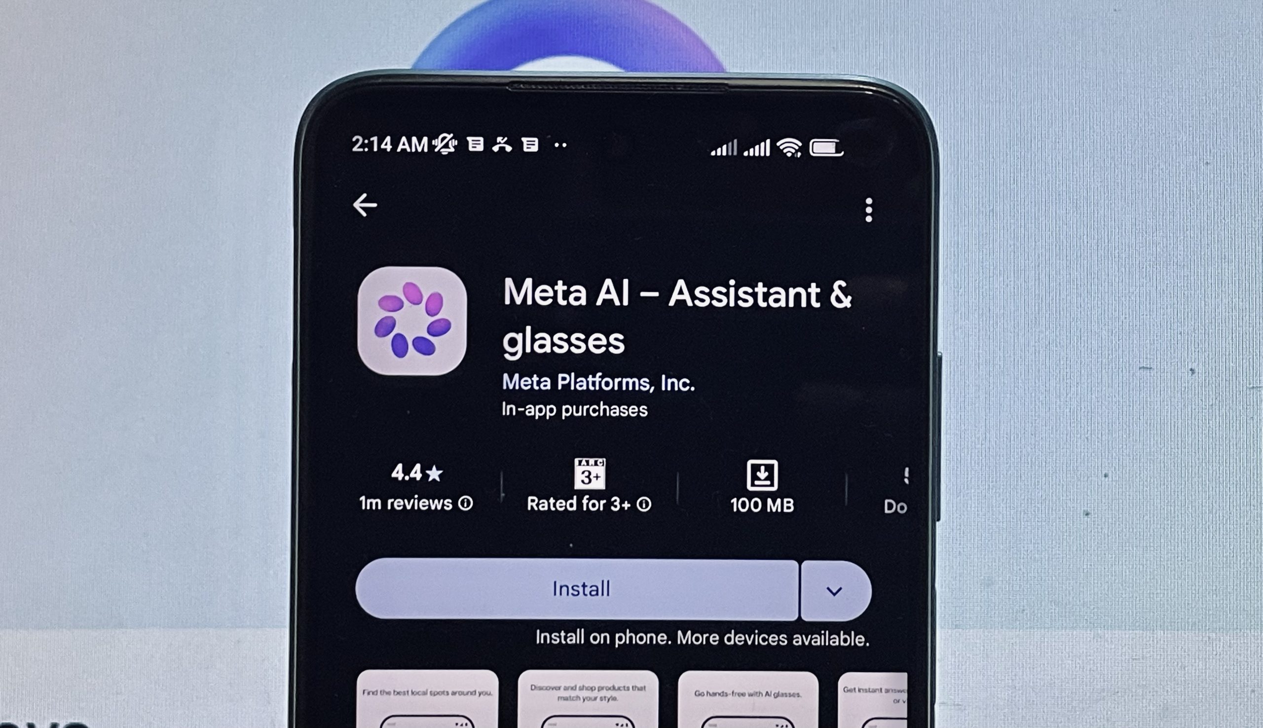 Meta ai on play store