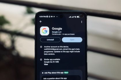 Google on Android Play Store image of droidexpose.com