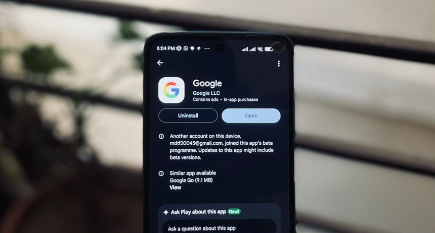 Google on Android Play Store image of droidexpose.com